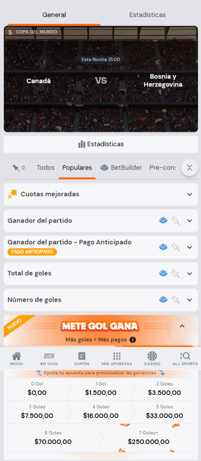 mete gol feature